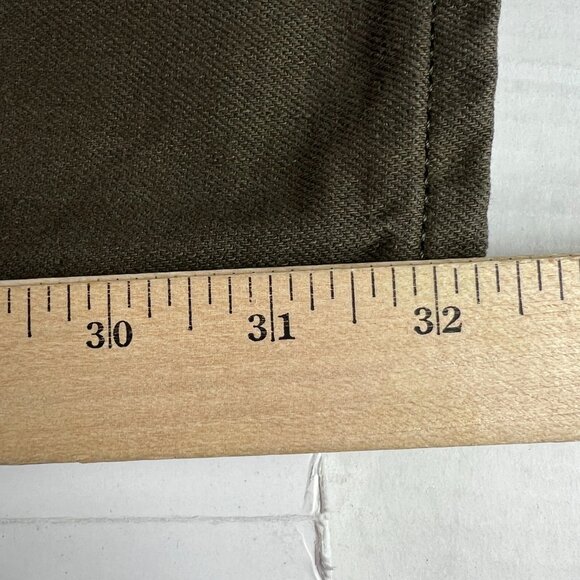 Gustin Jeans Men 28x32* 567 Slim Straight Army Green Faded Selvedge Denim Tag 31 - Picture 12 of 16